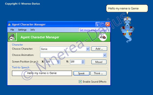 Agent Character Manager screenshot